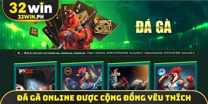 Đá Gà Online - Review 3 Sảnh Cược Đẳng Cấp Nhất Hiện Nay Đá gà online được cộng đồng yêu thích