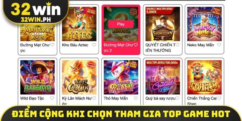 Top 5 Game Nổ Hũ - Siêu Phẩm Đổi Đời Đáng Chơi Nhất Năm 2026 Điểm cộng khi chọn tham gia top game hot